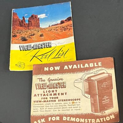 LOT 129K: Vintage Sawyer View Masters with Dozens of Reels