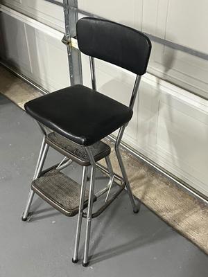 LOT 130G: Vintage Cosco Step Stool Chair