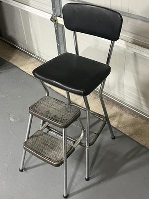 LOT 130G: Vintage Cosco Step Stool Chair