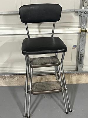 LOT 130G: Vintage Cosco Step Stool Chair