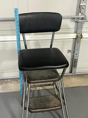 LOT 130G: Vintage Cosco Step Stool Chair