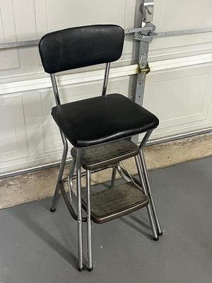 LOT 130G: Vintage Cosco Step Stool Chair