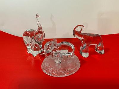 Glass Elephants