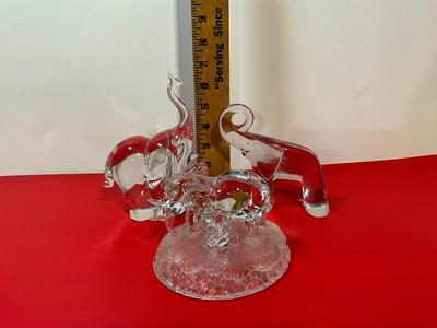 Glass Elephants
