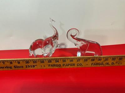 Glass Elephants
