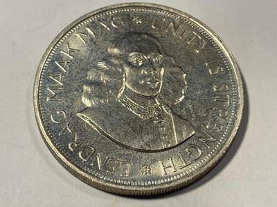 South Africa 1964 Choice BU Proof-Like 50 Cents Silver Coin KM#62 as Pictured. FREE DOMESTIC SHIPPING.