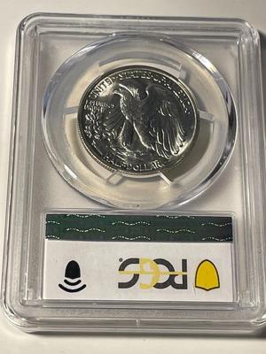PCGS CERTIFIED 1946-S MS64 WALKING LIBERTY SILVER HALF DOLLAR AS PICTURED. FREE DOMESTIC SHIPPING.