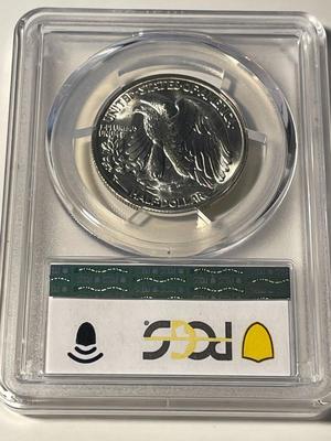 PCGS CERTIFIED 1946-S MS64 WALKING LIBERTY SILVER HALF DOLLAR AS PICTURED. FREE DOMESTIC SHIPPING.