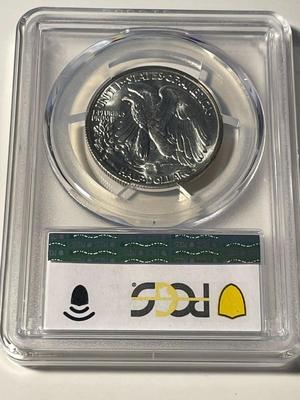 PCGS CERTIFIED 1946-S MS64 WALKING LIBERTY SILVER HALF DOLLAR AS PICTURED. FREE DOMESTIC SHIPPING.
