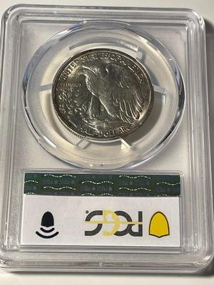 PCGS CERTIFIED 1946-S MS64 WALKING LIBERTY SILVER HALF DOLLAR AS PICTURED. FREE DOMESTIC SHIPPING.