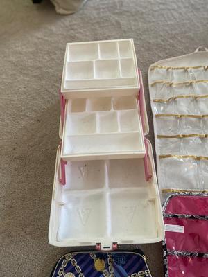 JEWELRY ORGANIZERS AND MAKEUP BAG