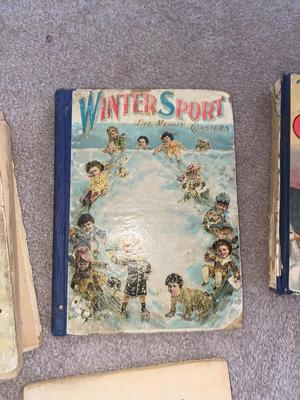 90+ YEAR OLD CHILDREN’S BOOKS & CHALKBOARD
