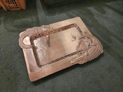 Lot #6 Arthur Court Alligator Serving Platter