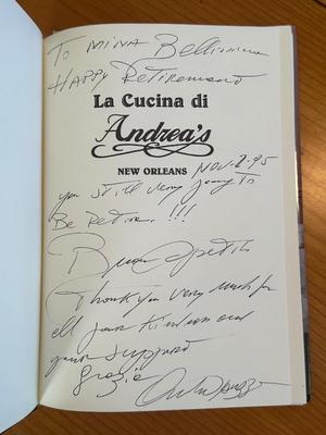 SIGNED Andrea Apuzzo & Leu Wilder’s Cookbooks