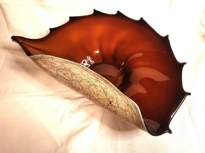 Lot #13 Vintage Studio Glass Center Bowl