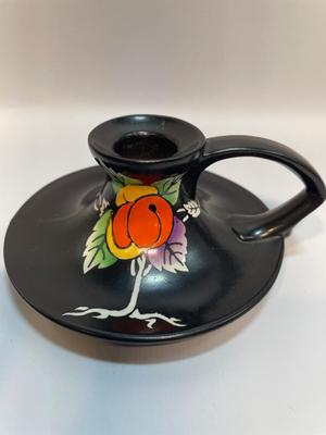 Antique Shelley Tray, Pitcher, Candleholder