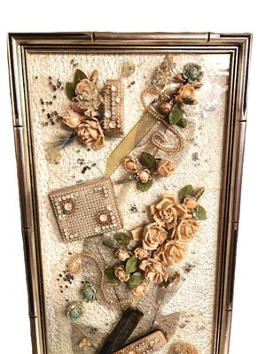 Lot #20 Interesting MCM Ensemblage featuring Vintage Vanity Items