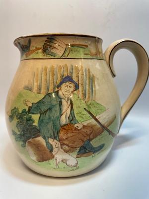 1907 Buffalo Pottery Rip van Winkle Pitcher