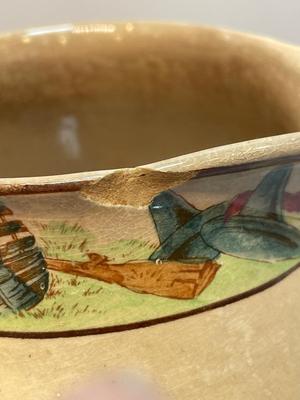 1907 Buffalo Pottery Rip van Winkle Pitcher