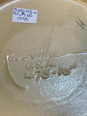 Roseville Zephyr Lily Console Bowl