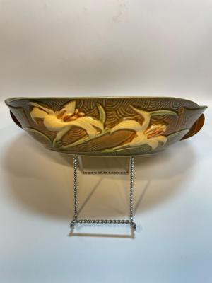 Roseville Zephyr Lily Console Bowl