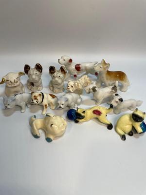Miniature Porcelain Animal Figurines (14)