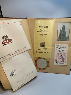 1952 Election Scrapbook - fabulous!!!