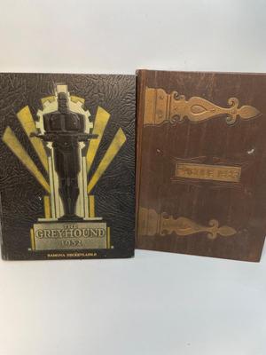 Yearbooks - 1932 The Greyhound (Yankton College) & 1933 Pasque (Northern State Teachers College)
