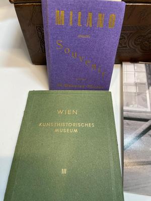 Vintage Scrapbook & Box of photos