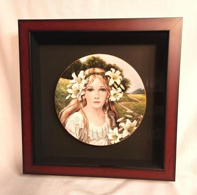 Lot #23 Patti Bannister Portrait Place in Shadowbox Frame