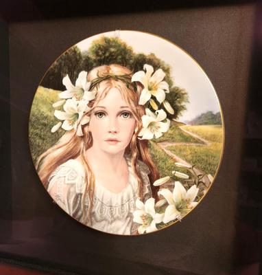 Lot #23 Patti Bannister Portrait Place in Shadowbox Frame