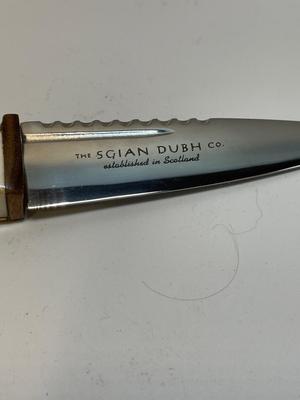Sgian Dubh Knife with sheath. 6”