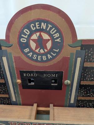 Old Century Baseball Game Wood Construction Classic Pinball Style