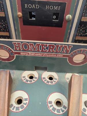 Old Century Baseball Game Wood Construction Classic Pinball Style