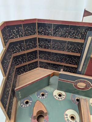 Old Century Baseball Game Wood Construction Classic Pinball Style