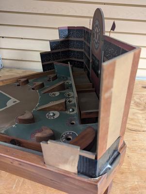 Old Century Baseball Game Wood Construction Classic Pinball Style