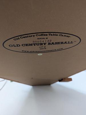 Old Century Baseball Game Wood Construction Classic Pinball Style