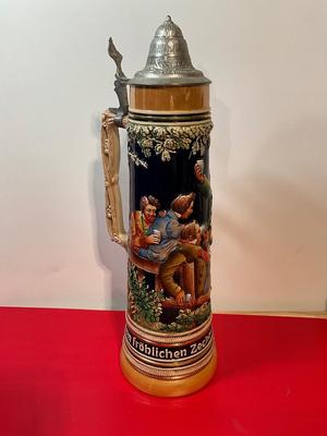 Large Dem Frohlichen Zecher. Den vollen Beecher Stein - 19 Inch