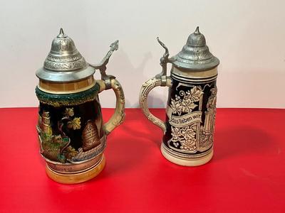 Original King Western Germany Lidded Stein