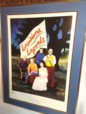 Lot #26 Louisiana Legends 1993 Poster - George Rodrigue