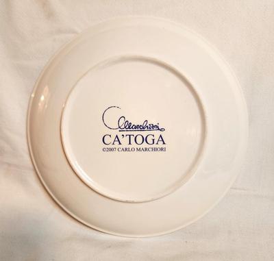 Lot #29 Ca'Toga Decorative Bacchus Plate - 2007