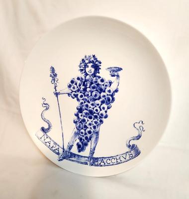 Lot #29 Ca'Toga Decorative Bacchus Plate - 2007