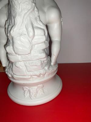 Parian Ware Sculpture “Two Children, Grape Harvest”