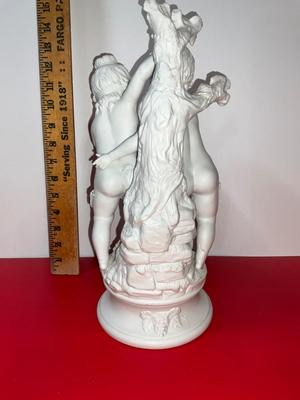 Parian Ware Sculpture “Two Children, Grape Harvest”