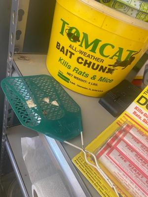 ALL SORTS OF GOOD STUFF FOR TAKING OUT BUGS AND RODENTS, EVEN AN ACCURITE THERMOMETER