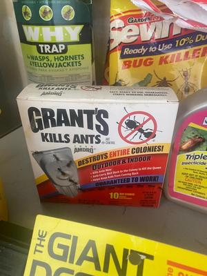 ALL SORTS OF GOOD STUFF FOR TAKING OUT BUGS AND RODENTS, EVEN AN ACCURITE THERMOMETER