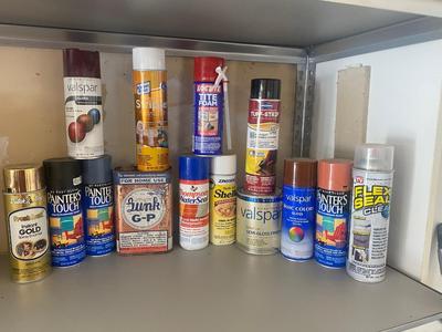 SPRAY PAINTS, STRIPPER, INTERIOR PAINT AND MORE!
