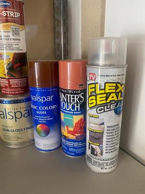 SPRAY PAINTS, STRIPPER, INTERIOR PAINT AND MORE!