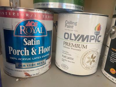 THIS LOT IS A MOST HAVE IF YOU NEED PAINT AND OTHER LIKE ITEMS, DON’T MISS OUT!