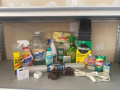 HOUSEHOLD ITEMS, CLEANERS, CORDS, FERTILIZER AND MORE!